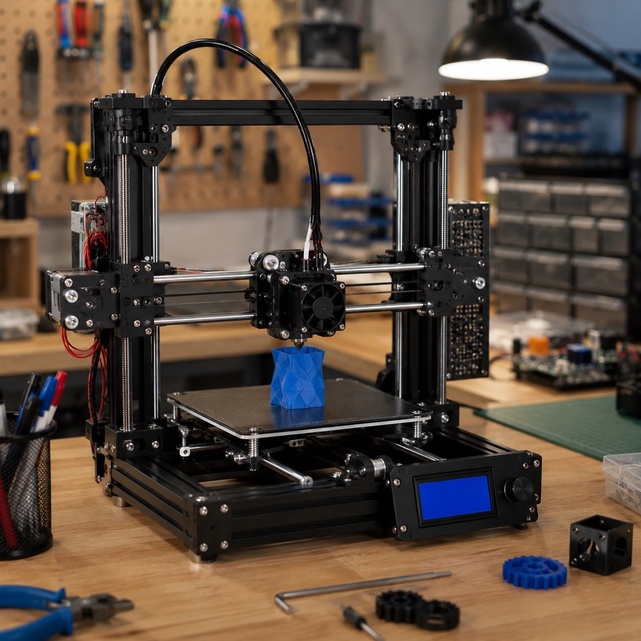 Impresora 3D tipo kit inspirada en los modelos Anet