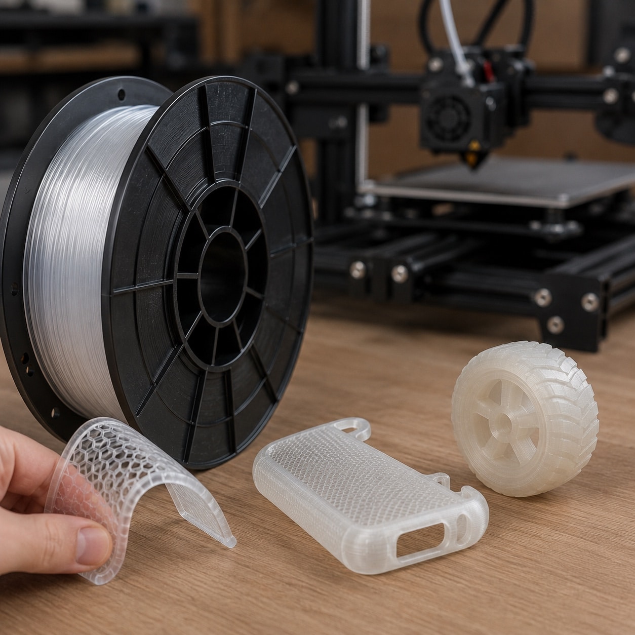 Filamento ASA y piezas impresas en 3D para uso exterior