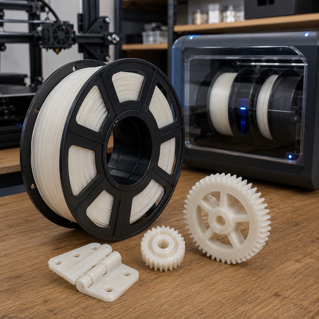 Filamento TPU y piezas flexibles impresas en 3D