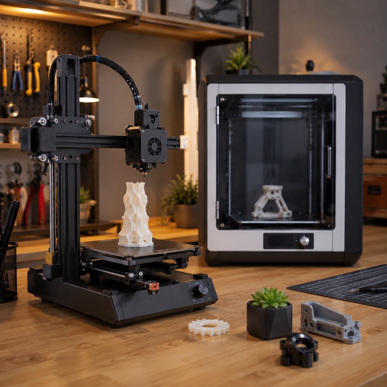 Impresora 3D compacta inspirada en los modelos Kingroon