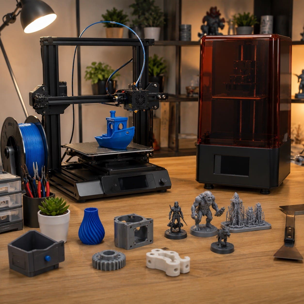 Impresoras 3D económicas de filamento y resina por menos de 200 euros
