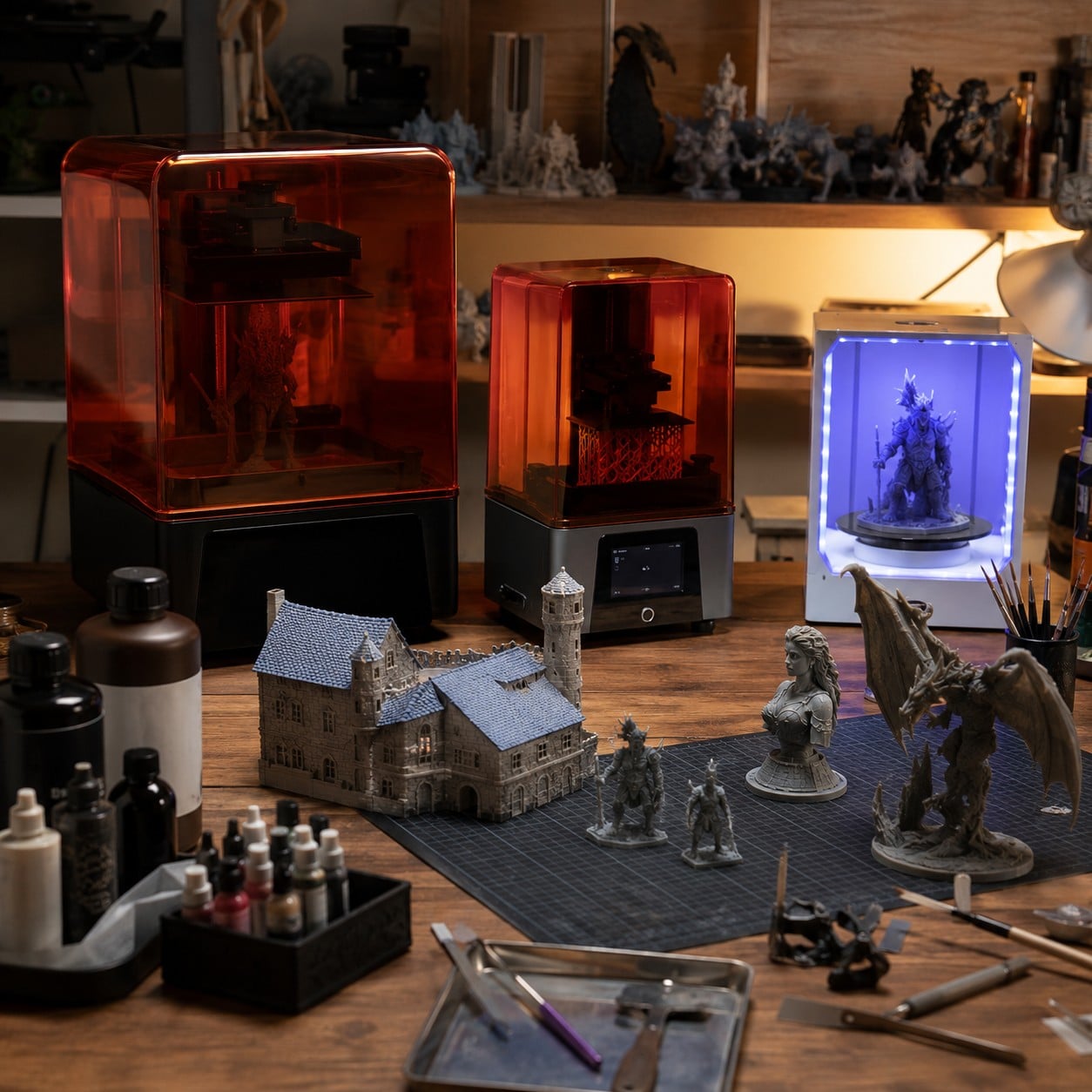 Impresoras 3D y miniaturas detalladas para rol y wargames