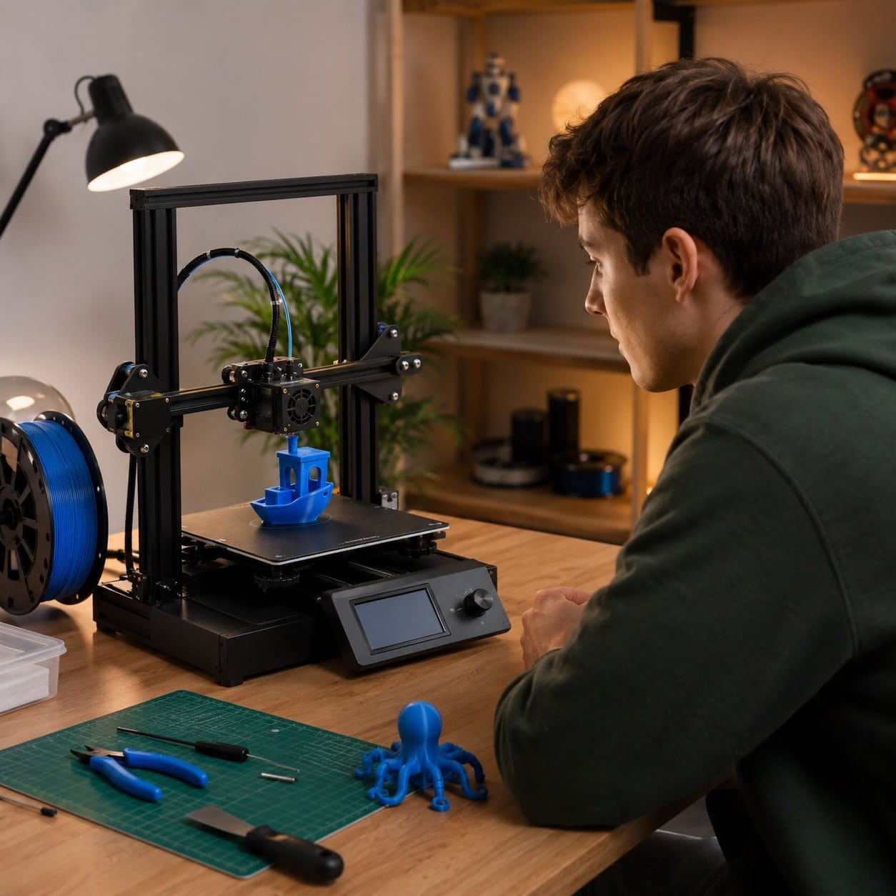 Impresora 3D sencilla y automatizada adecuada para principiantes