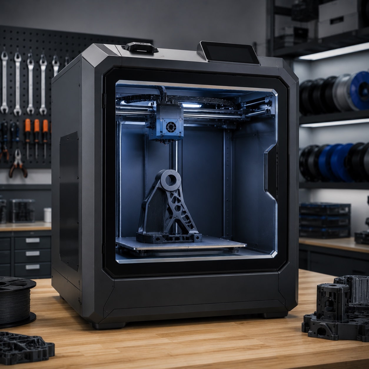 Impresora 3D cerrada inspirada en el enfoque técnico de QIDI