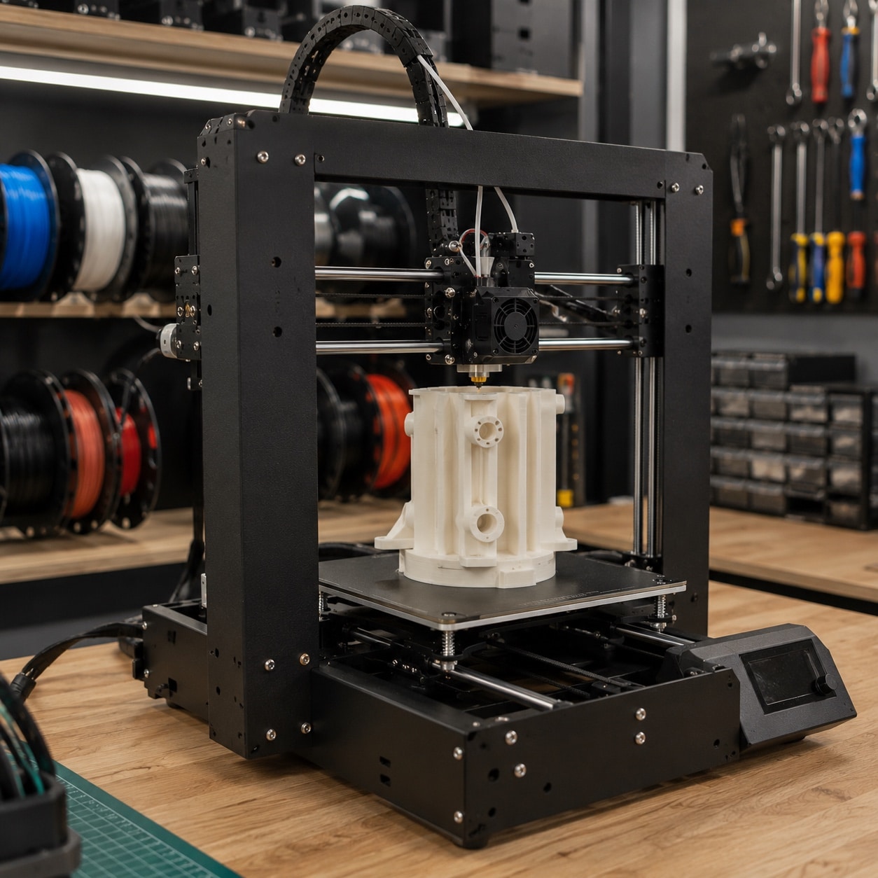 Impresora 3D de filamento inspirada en la gama Wanhao Duplicator