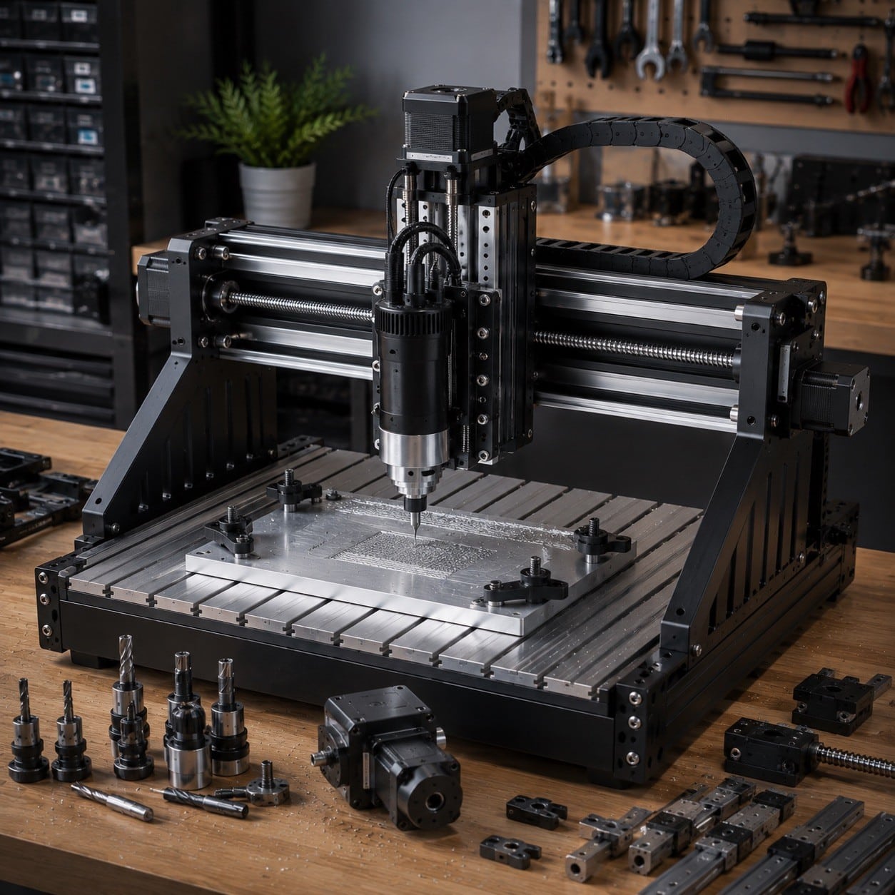 Router CNC robusto inspirado en las máquinas AnoleX