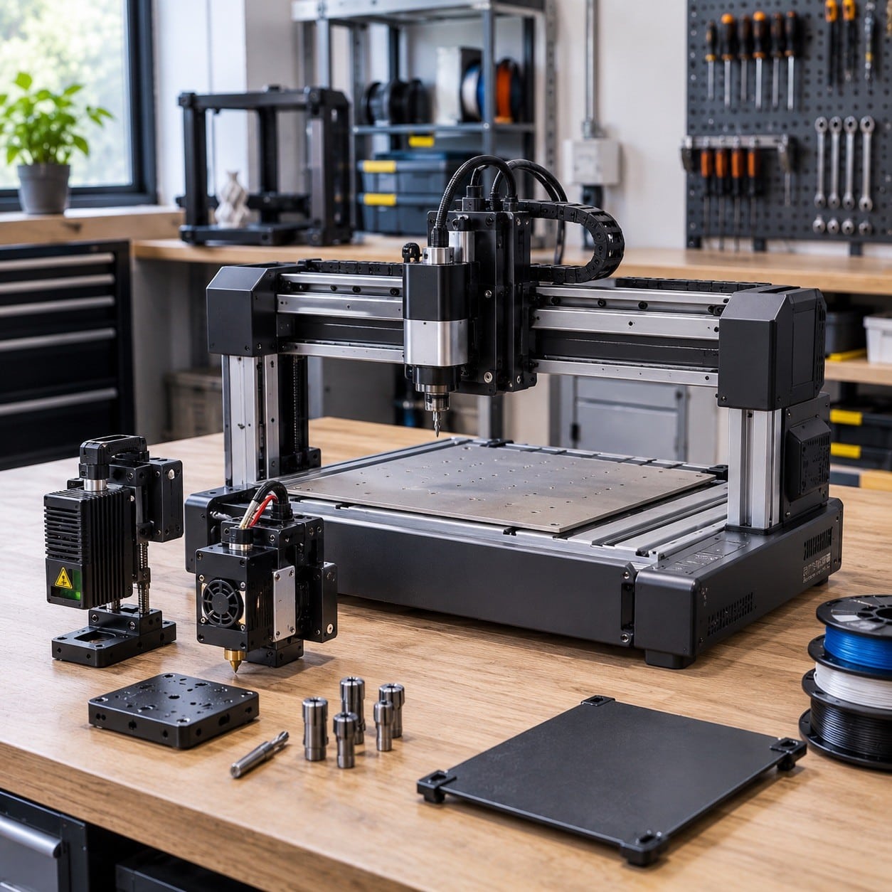 Máquina CNC multifunción modular para fabricación digital