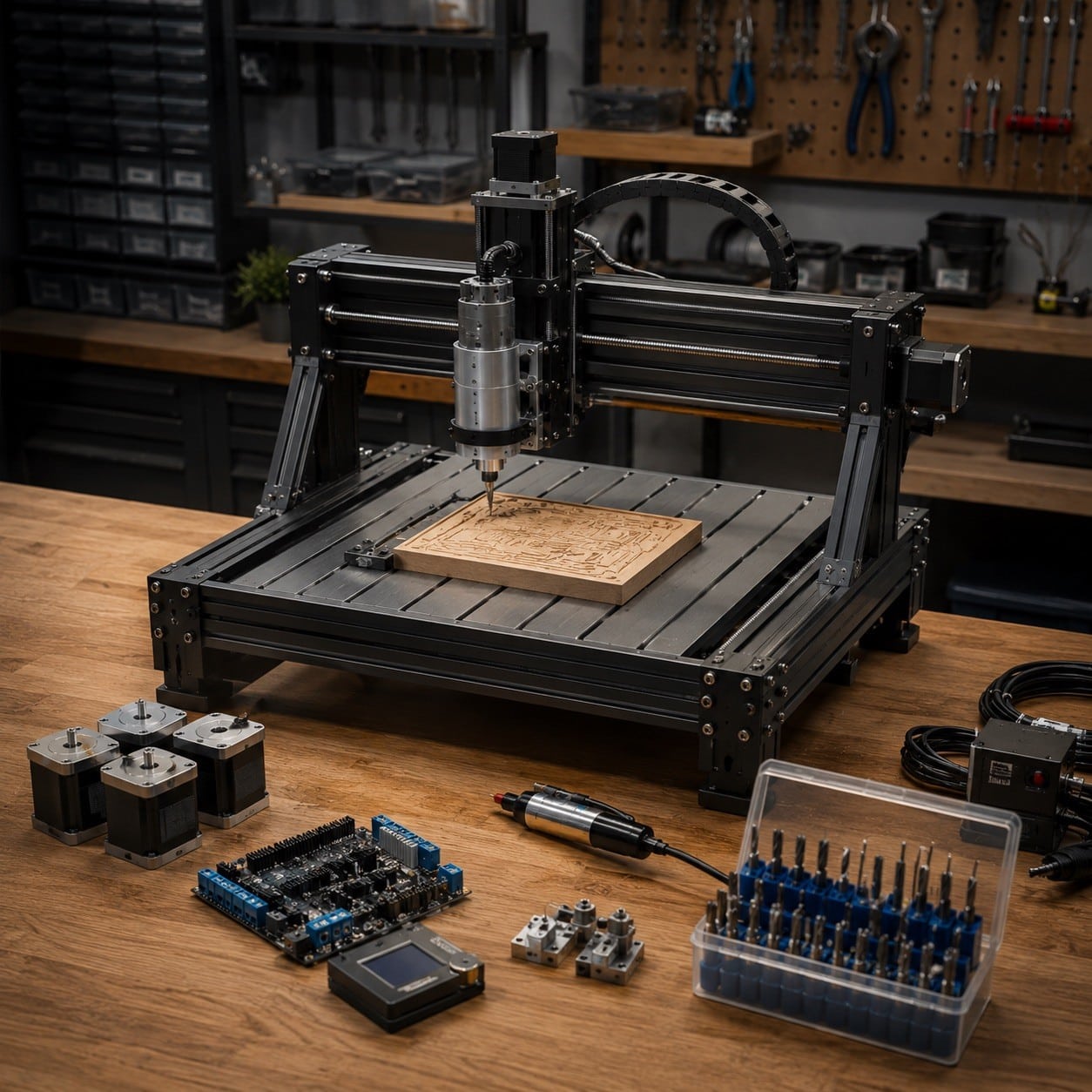 Router CNC de sobremesa del estilo maker de SainSmart