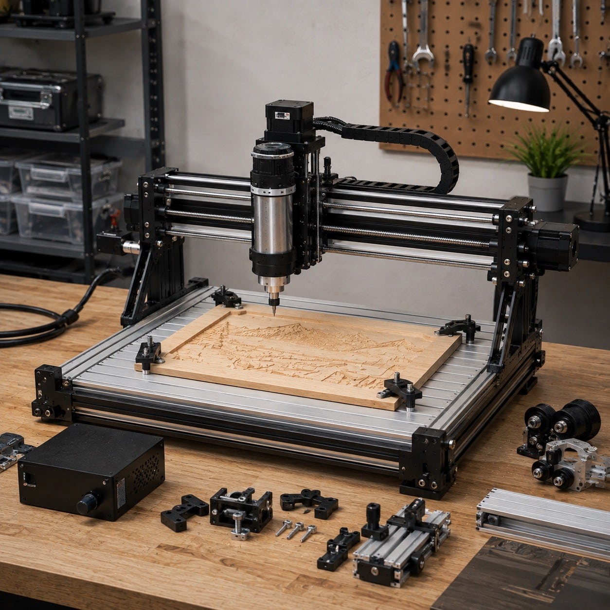 Router CNC de sobremesa inspirado en la gama TwoTrees TTC