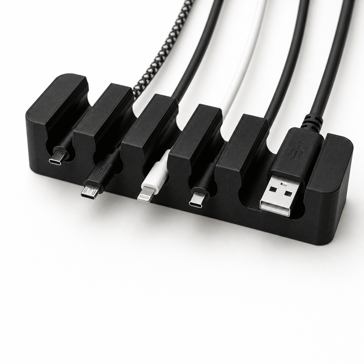 Organizador de cables paramétrico para impresión 3D