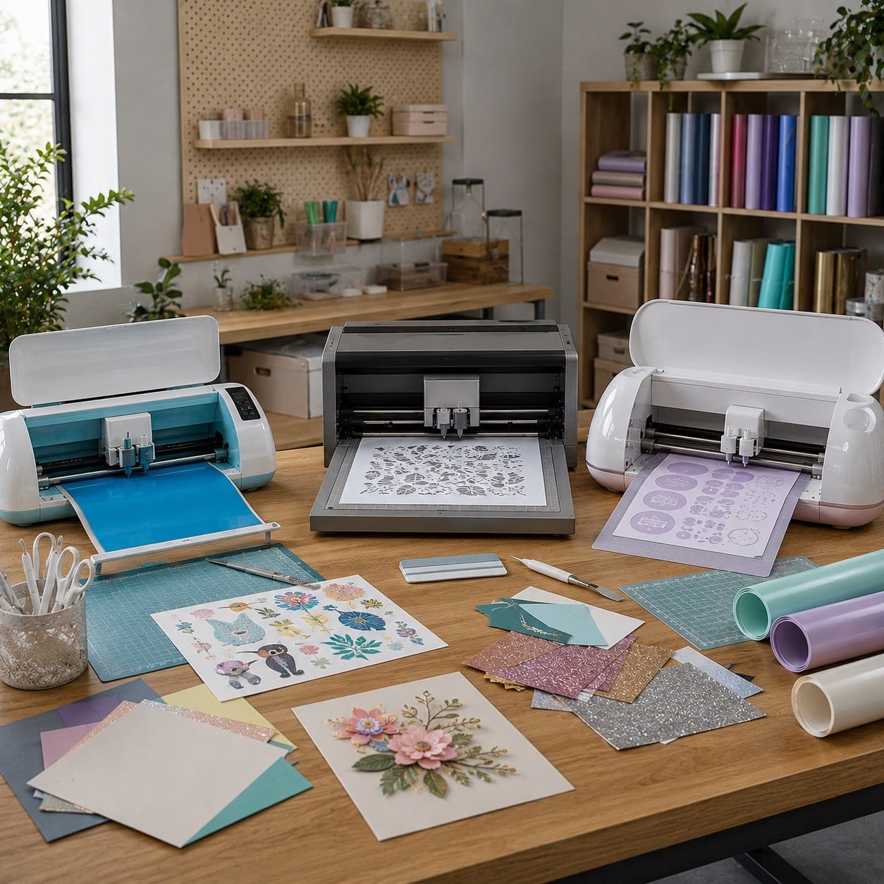 Plotters de corte de sobremesa para vinilo, stickers y manualidades