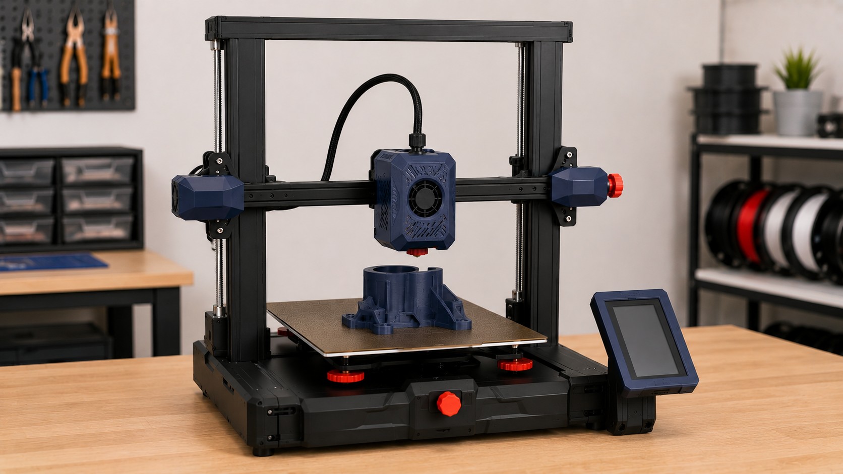 Anycubic Kobra 2 Pro durante una impresión