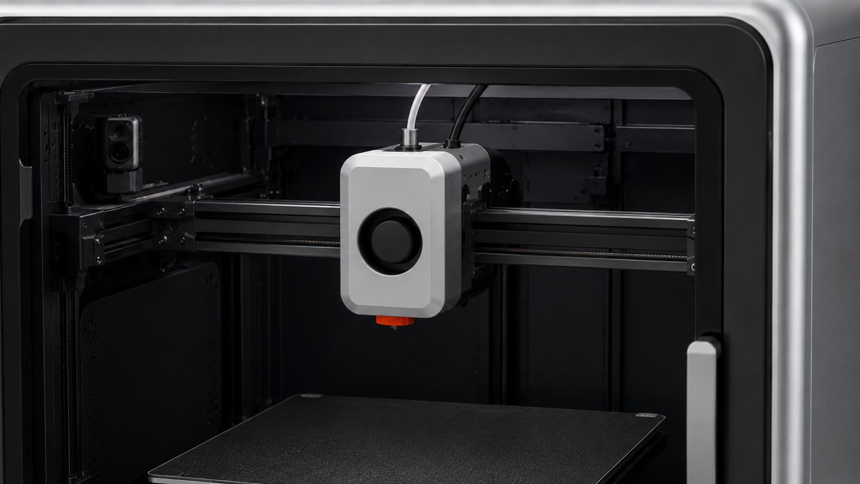 Detalle de chasis CoreXY completamente cerrado en la Anycubic Kobra S1
