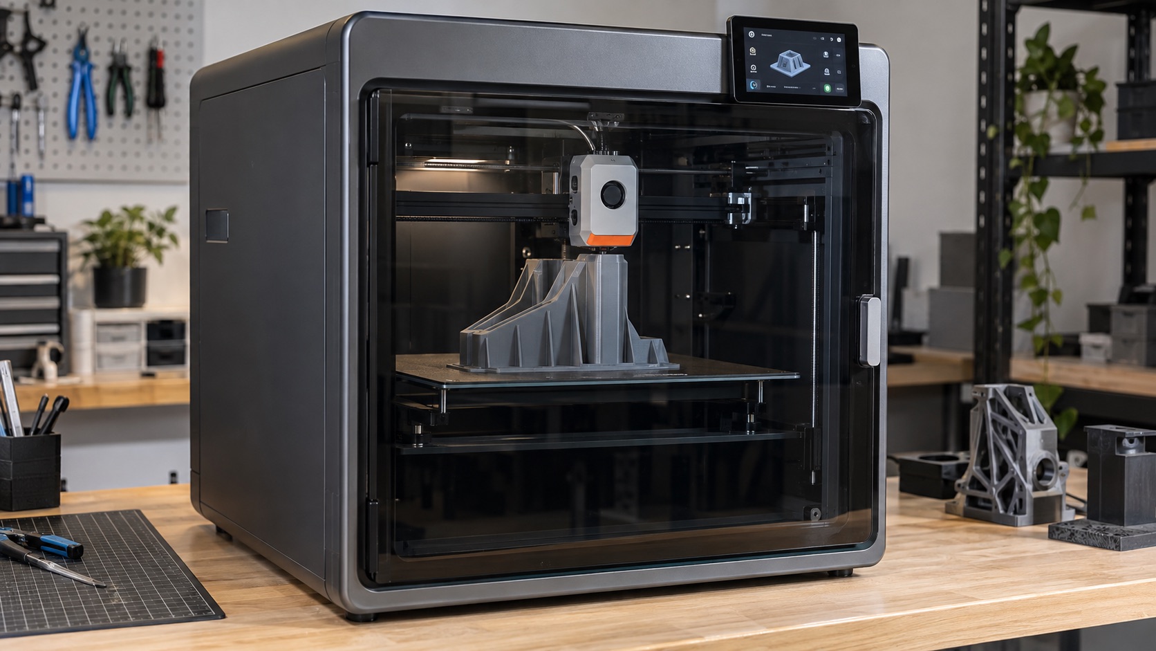 Anycubic Kobra S1 Max durante una impresión