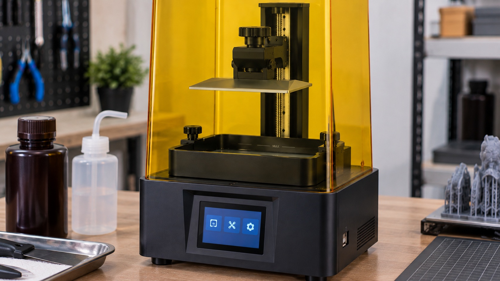 Plataforma grabada de la Anycubic Photon Mono 2.