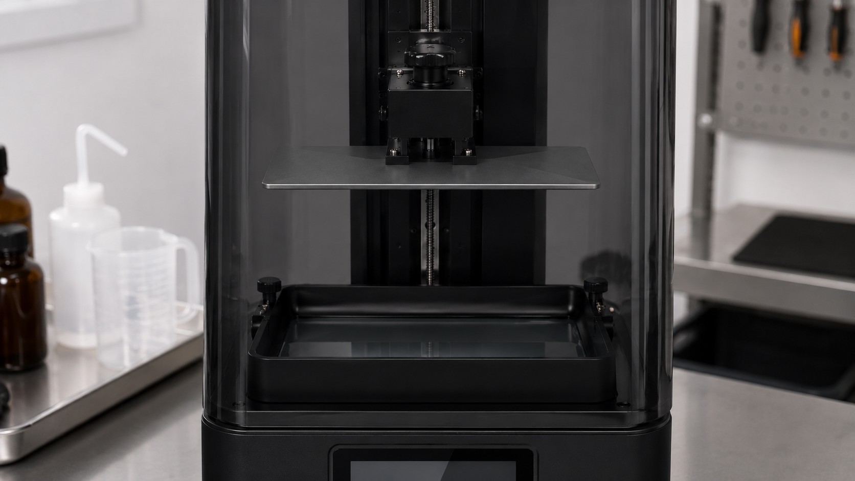 Detalle de sistema de detección por presión y liberación inteligente en la Anycubic Photon Mono 4 Ultra