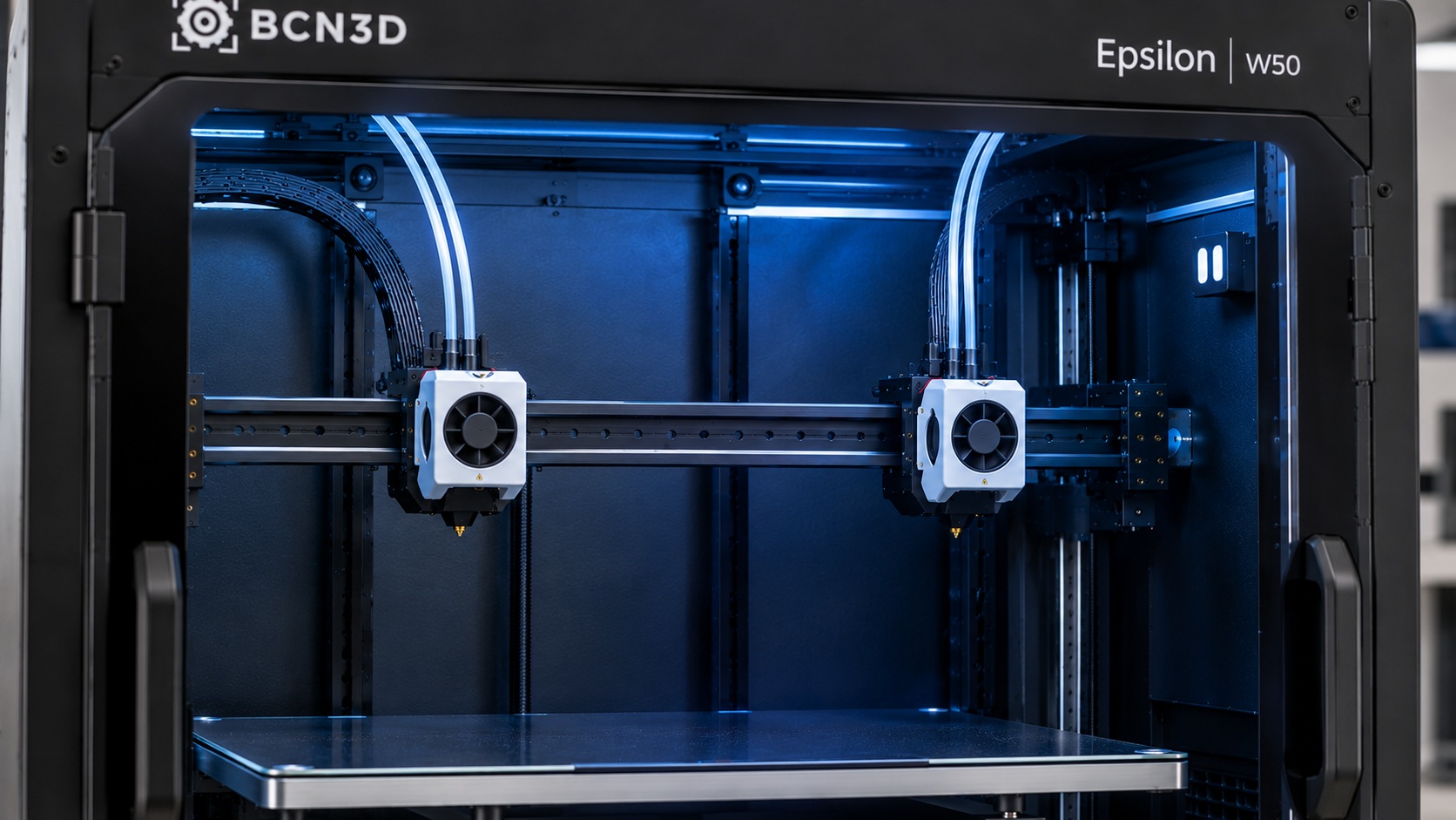 Detalle del modo duplicación IDEX de la BCN3D Epsilon W50.