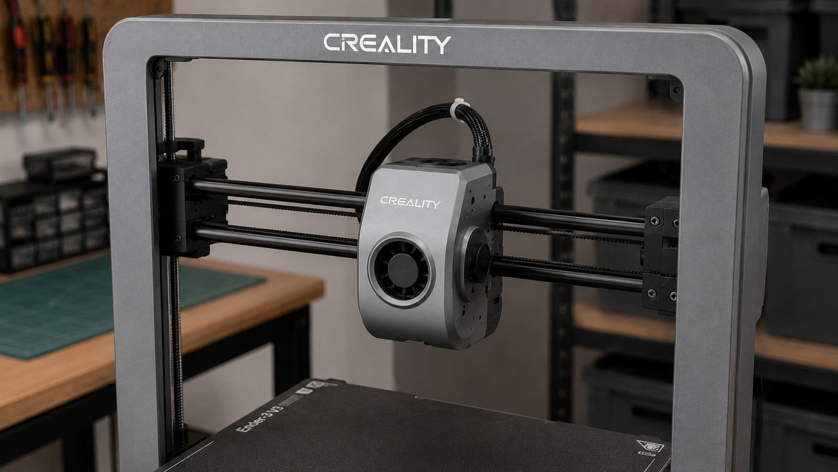 Cinemática CoreXZ de la Creality Ender-3 V3