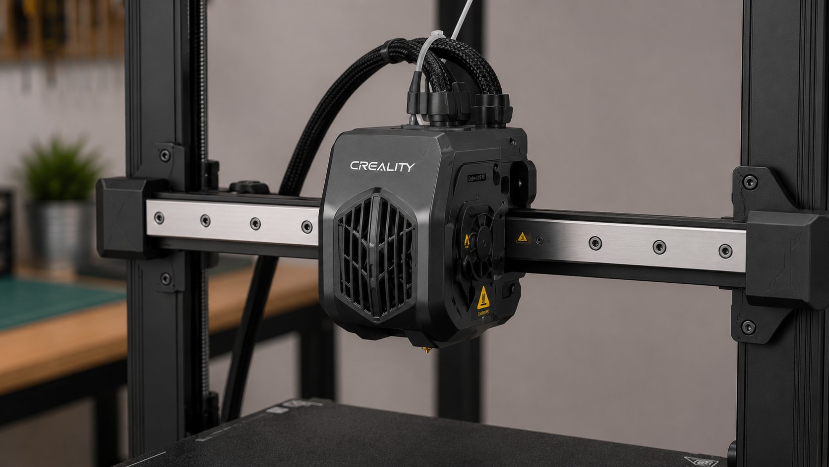 Extrusor Sprite y guía lineal X de la Ender-3 V3 KE