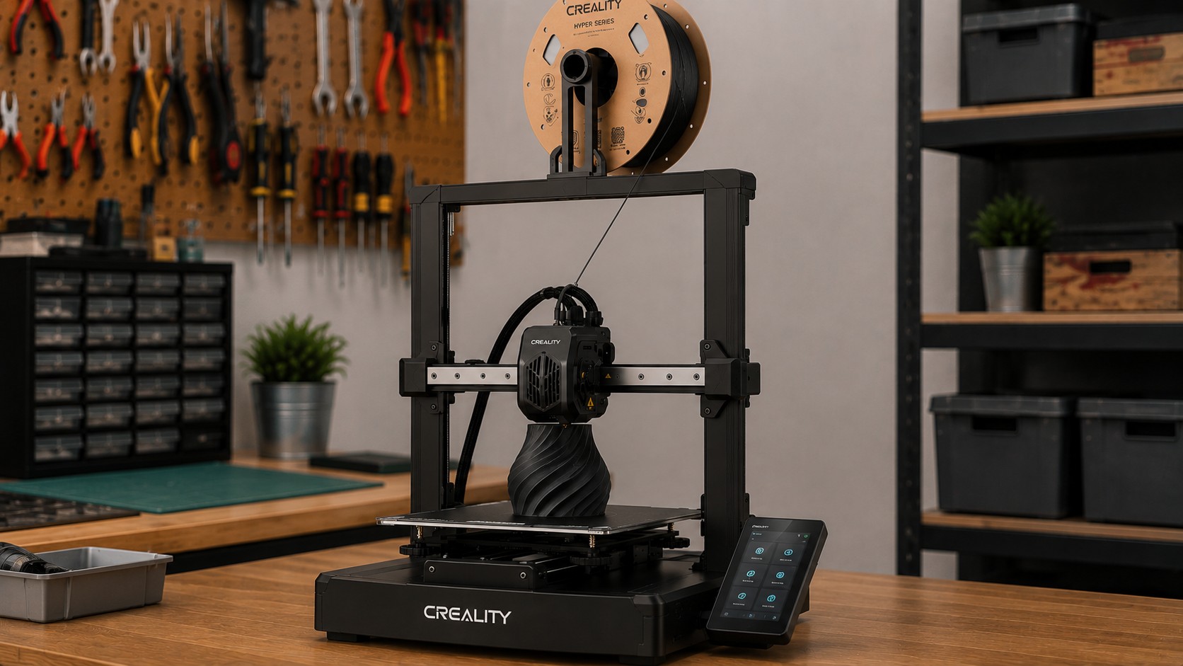 Creality Ender-3 V3 KE imprimiendo en PETG