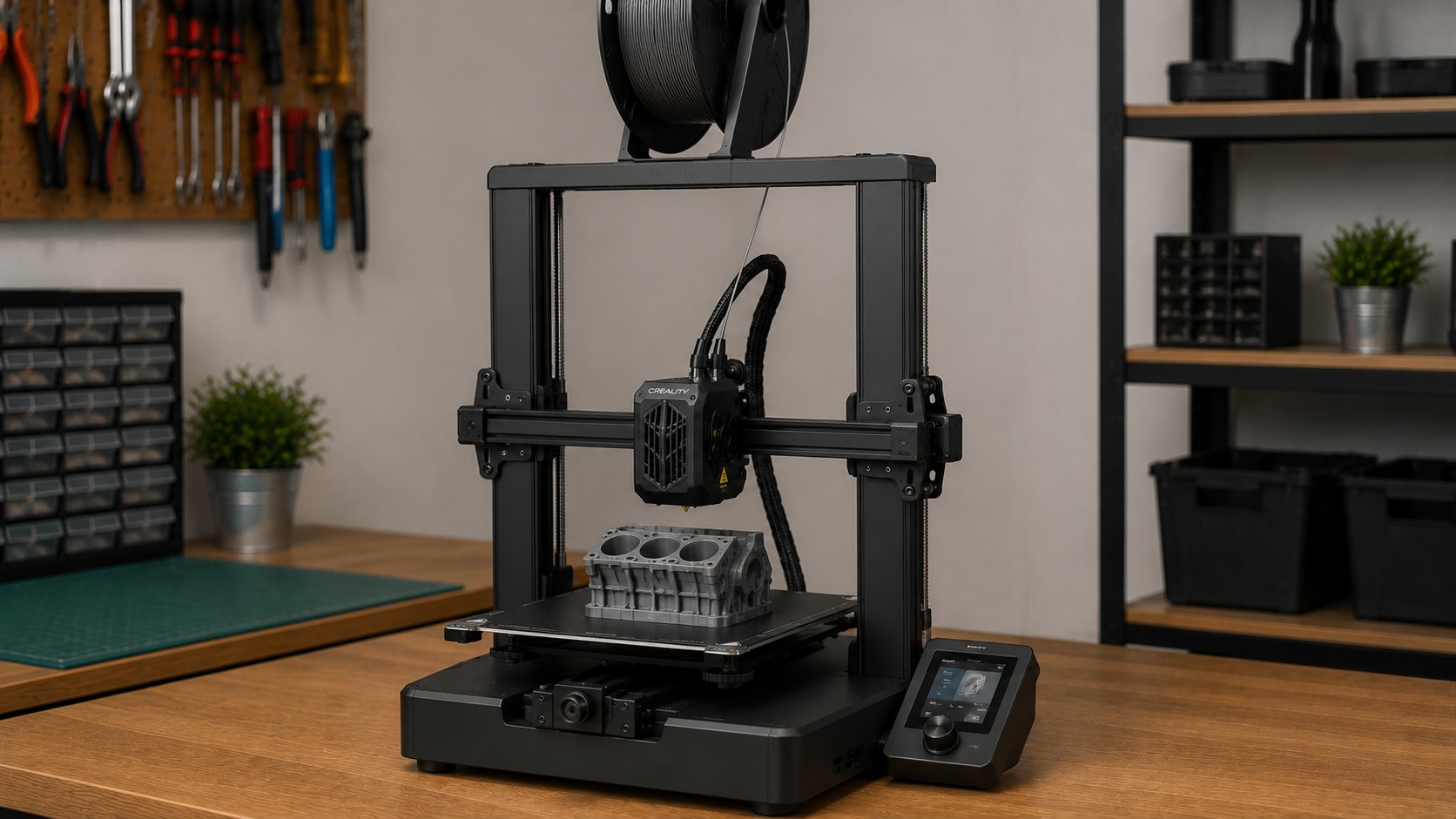 Creality Ender-3 V3 SE imprimiendo en PLA