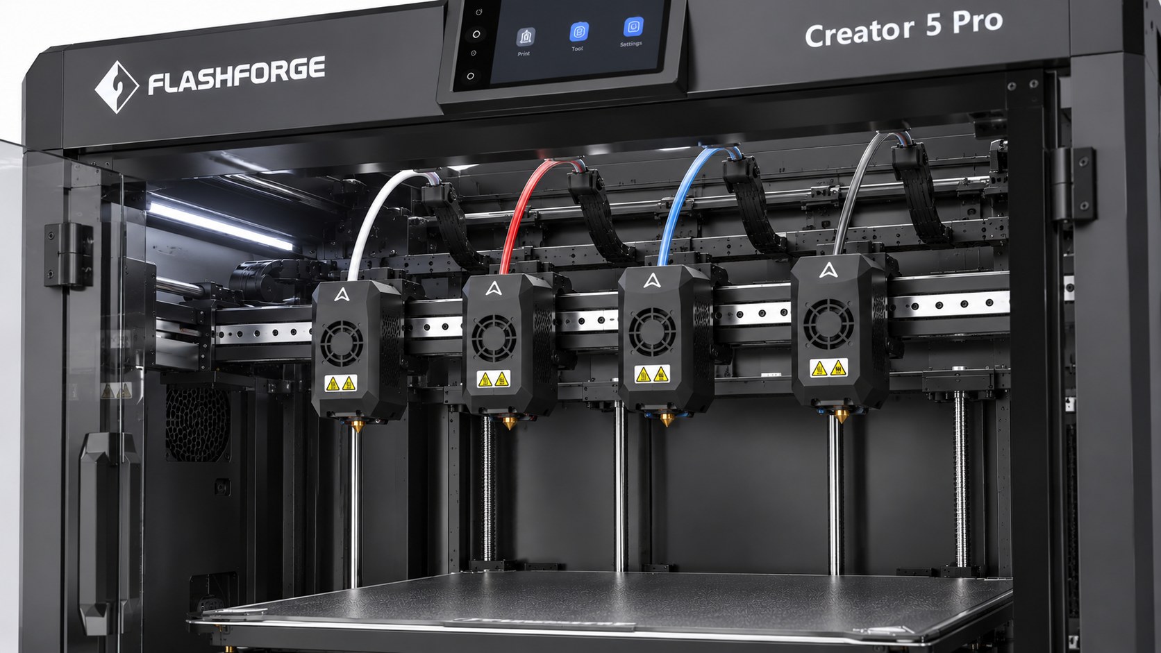 Detalle técnico de la Flashforge Creator 5 Pro