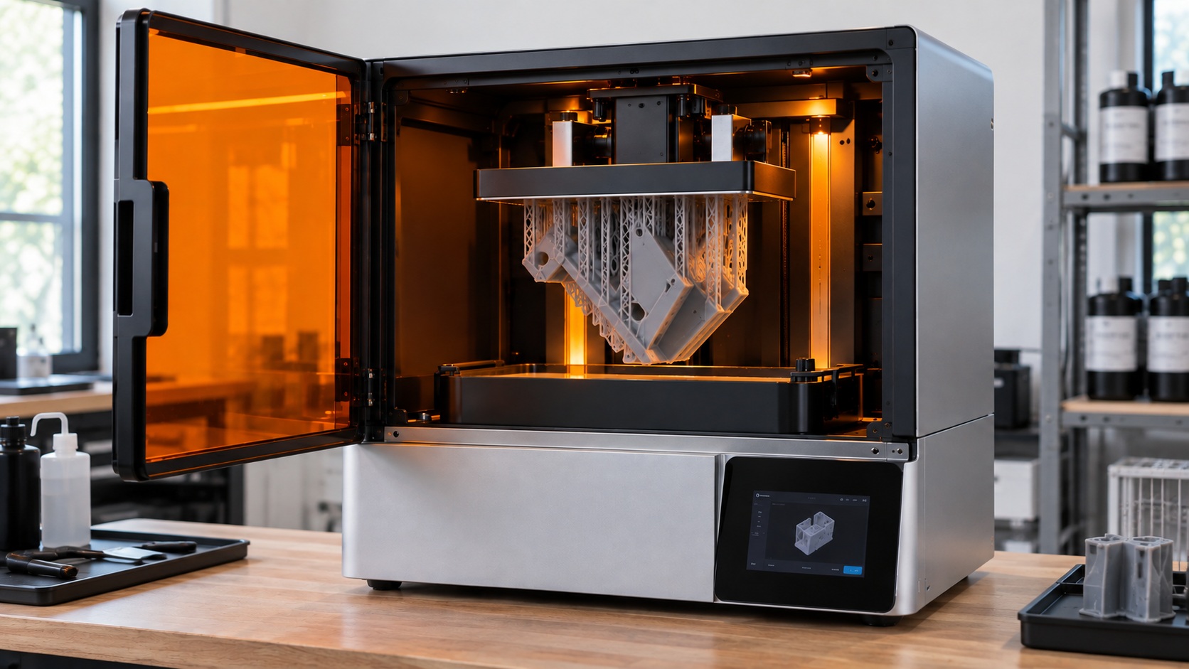 Formlabs Form 4L imprimiendo una pieza de gran formato