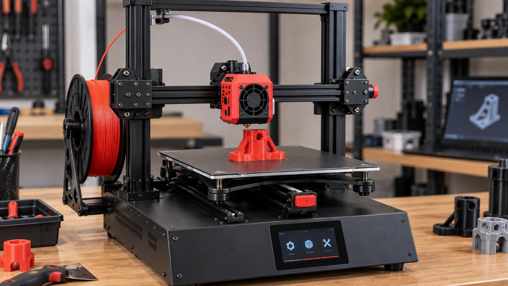 Hellbot Magna 2 230 realizando una impresión bicolor.