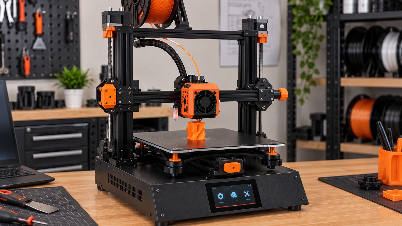 Hellbot Magna SE Pro durante una impresión.