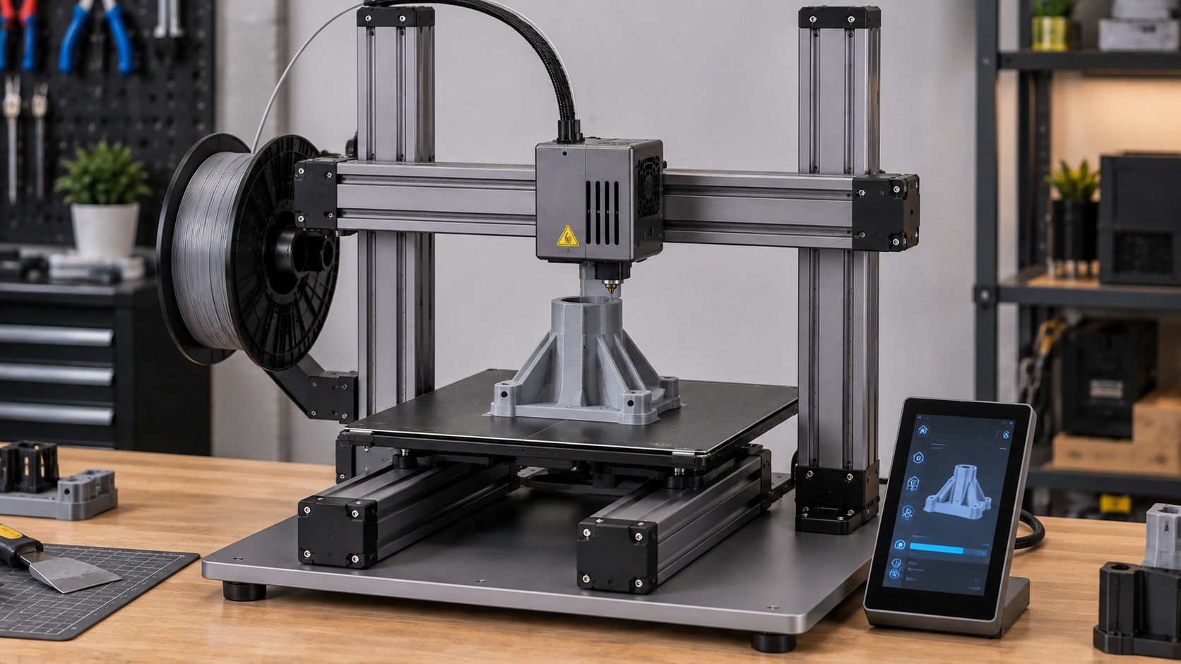 Snapmaker 2.0 A250T imprimiendo una pieza en FDM.