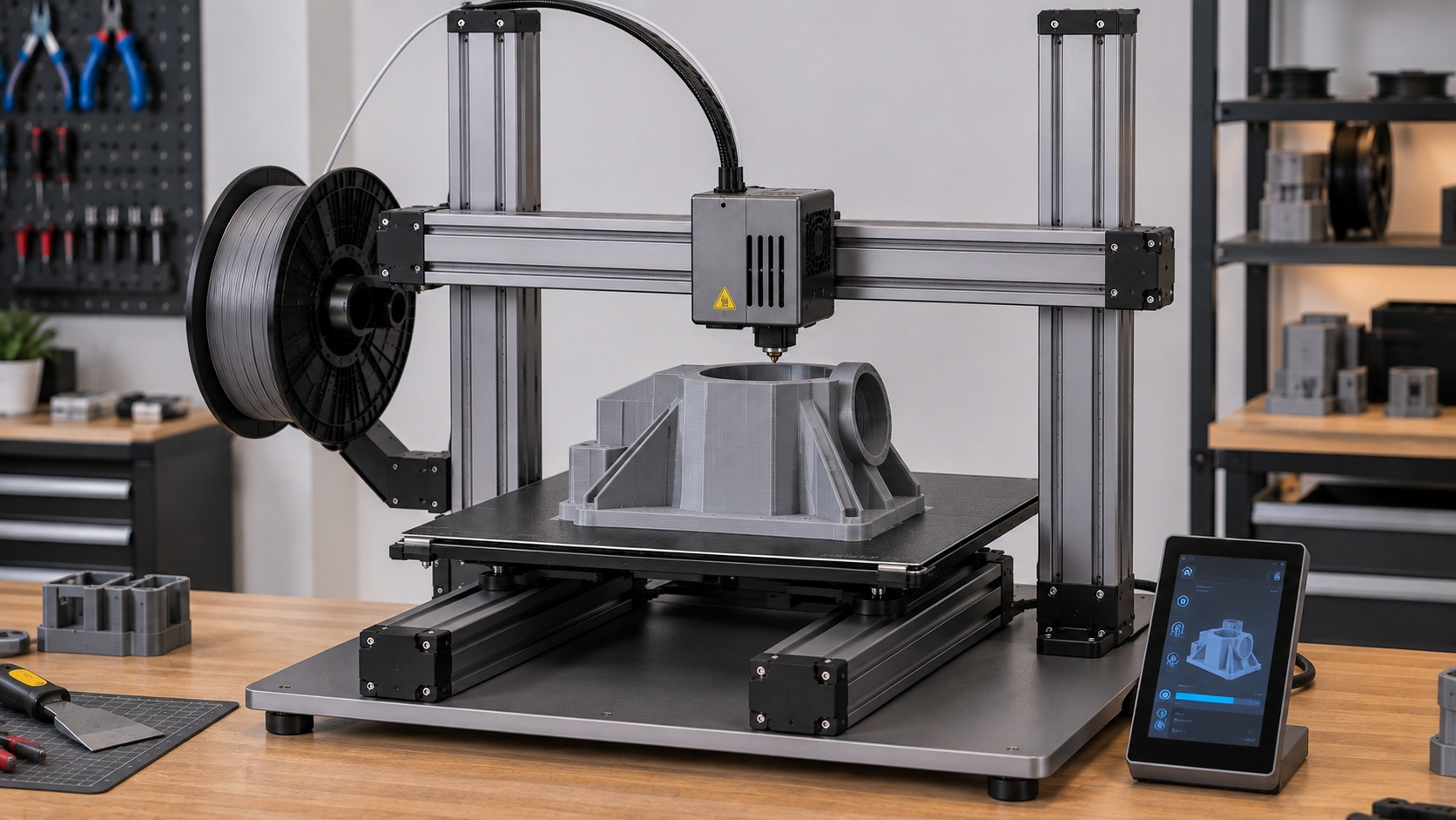 Snapmaker 2.0 A350T imprimiendo una pieza grande.