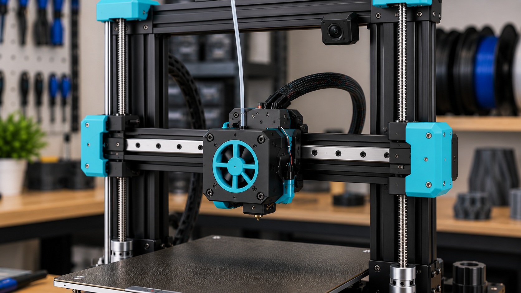 Detalle del sistema de calibración automática de la Sovol SV06 ACE.