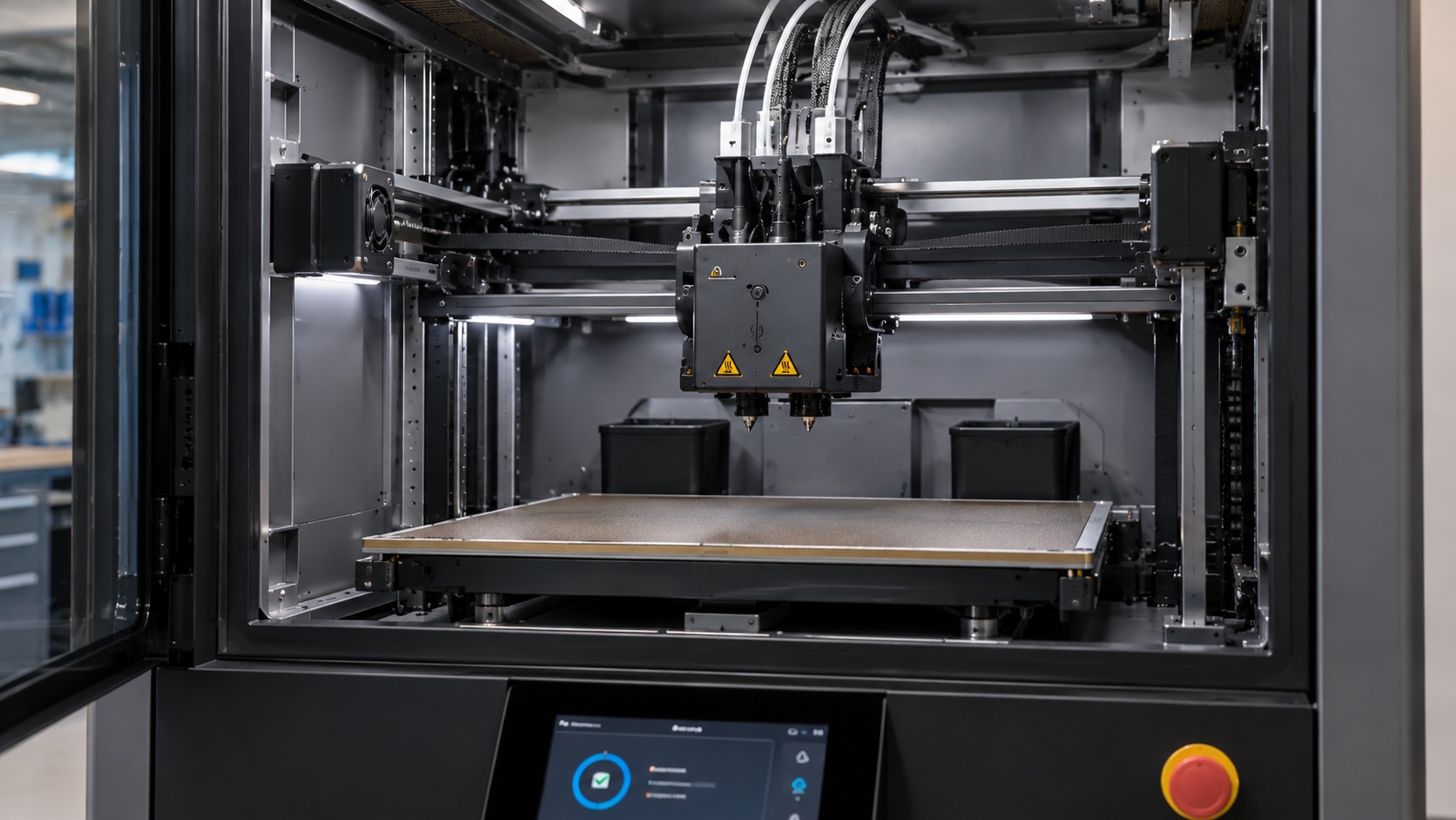Material Station de seis bobinas integrada en la UltiMaker Factor 4.