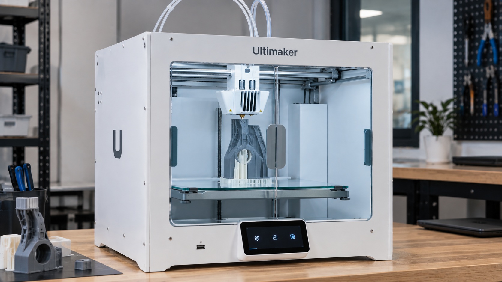 UltiMaker S5 durante una impresión 3D