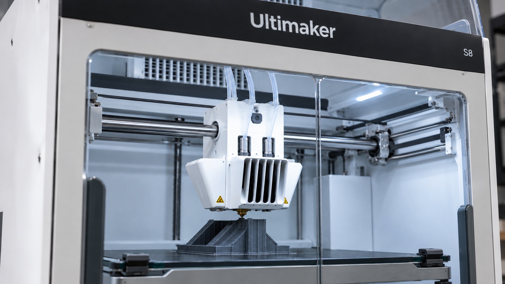 Detalle de print cores de alto flujo AA+ y CC+ en UltiMaker S8