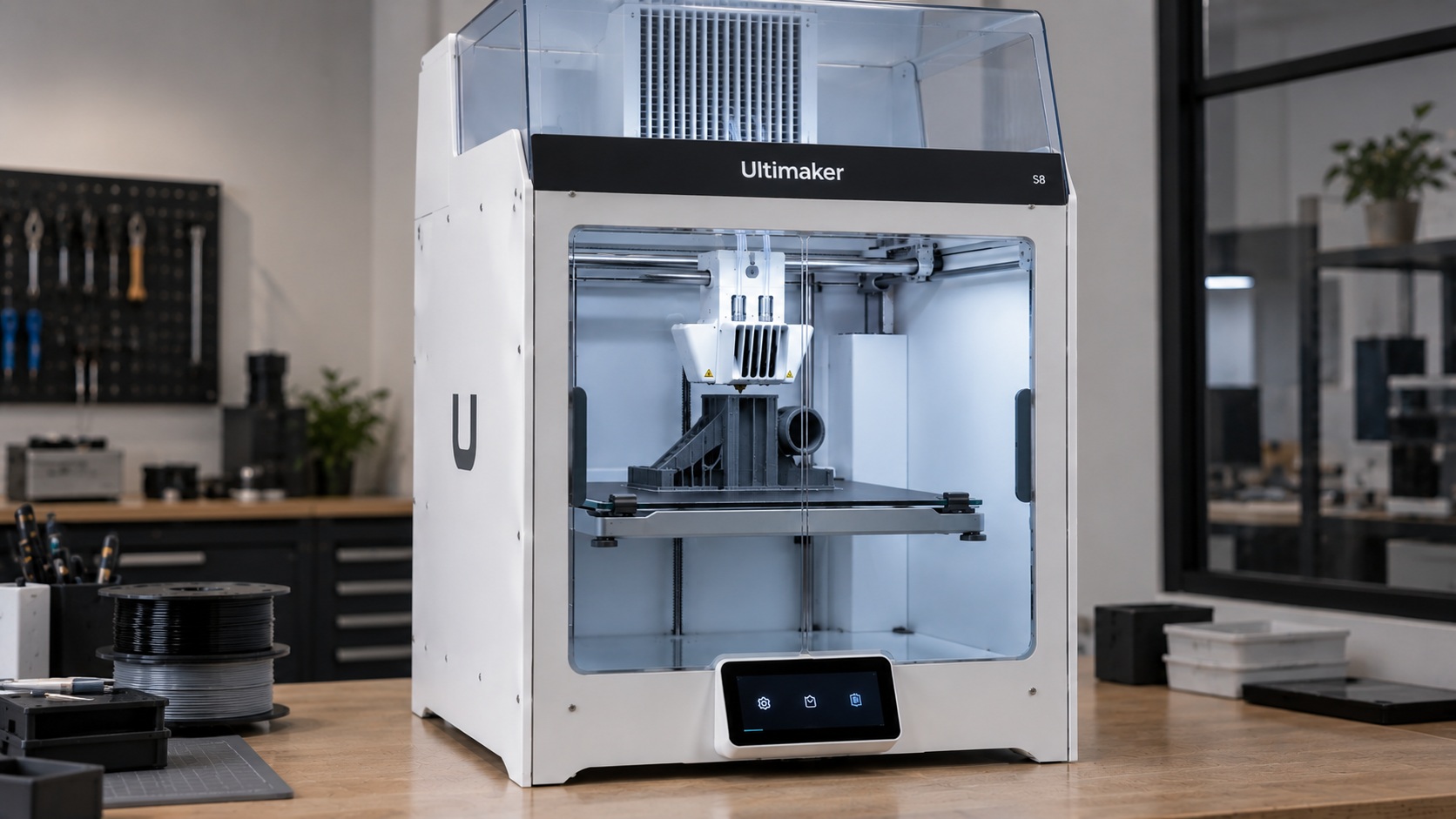 UltiMaker S8 durante una impresión 3D