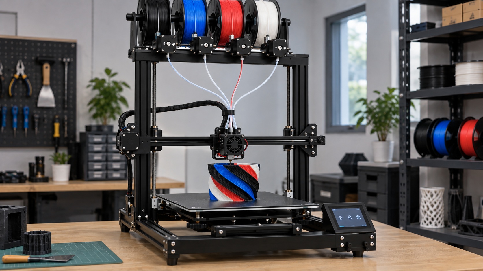 ZONESTAR Z8P durante una impresión 3D